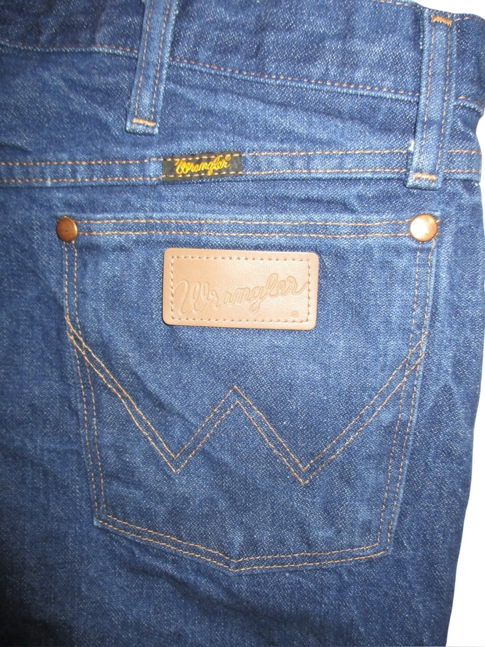 Wrangler Men’s Denim 100% Cotton Jeans Cowboy Cut Size 42x34